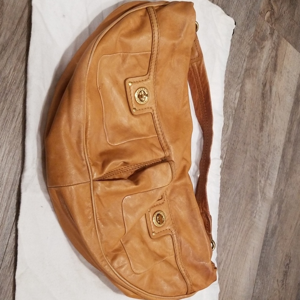Y2K staple Marc by Marc Jacobs Turnlock Baguette Shoulder Bag